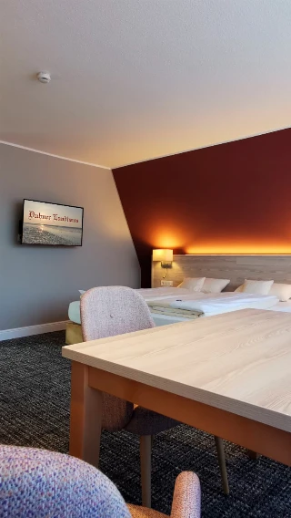 Geräumiges Doppelzimmer im Hotel Duhner Landhaus