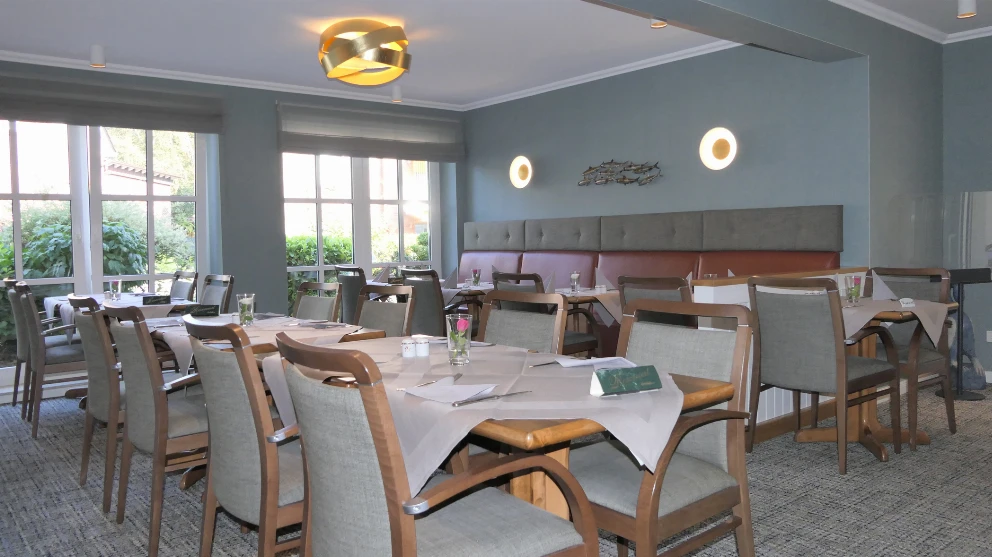 Blick in das Restaurant im Duhner Landhaus in Duhnen bei Cuxhaven