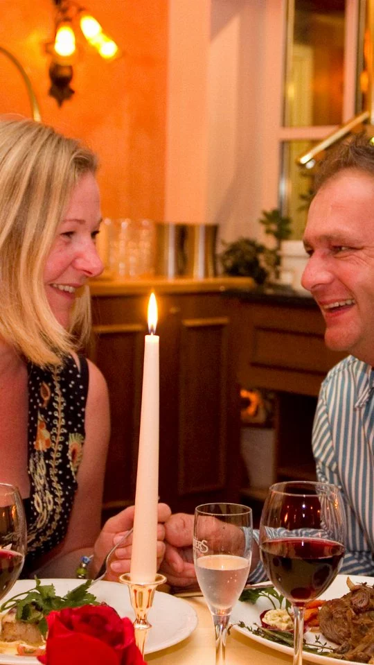 Nettes Candle-Light-Dinner im Restaurant Duhner Landhaus