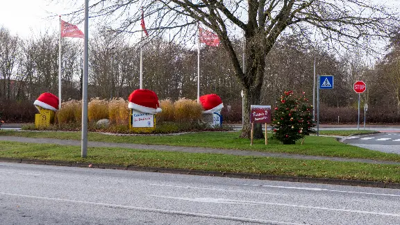 Kreuzung in Duhnen zur Adventszeit 2025