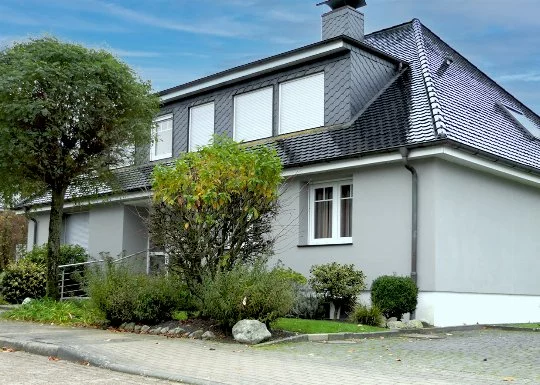 Sicht auf das Appartementhaus Dallacker