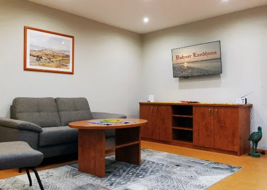 Wohnzimmer in der Ferienwohnung 7 im Haus Dallacker