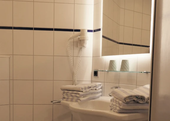 Ein schönes und modernes Bad im Haus Godewind, Duhnen