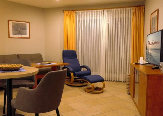 Wohnzimmer in der Ferienwohnung 3 im Haus Godewind