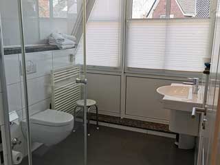 Modernes Badezimmer im Hotel Duhner Landhaus